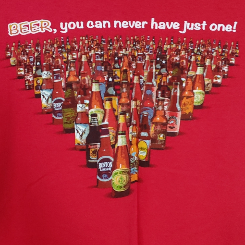 Men's XL beer t-shirt